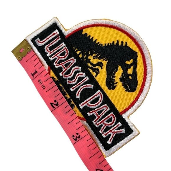 Jurassic Park Dinosaur Iron On Embroidered Patch - Picture 2 of 4